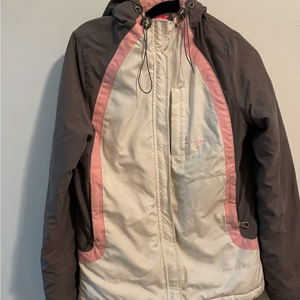 Roxy Women's Gray and Pink Jacket